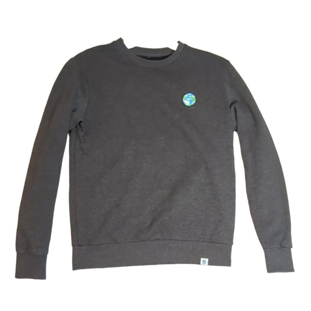 Kurzgesagt Pullover Sweatshirt Planet Earth Charcoal Gray adult small Youtube